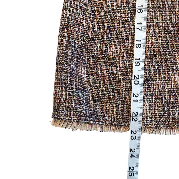 Zara Multicolor Tweed Frayed Sleeveless Tank Top Size XS - Picture 13 of 13